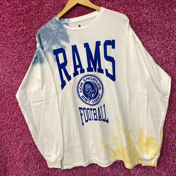 NFL Franchise NFC West Los Angeles Rams Tie-Dye Long Sleeve Large - Picture 3 of 4